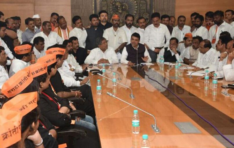 Read more about the article Meeting with Maratha Morcha Representatives and Political Parties Leaders